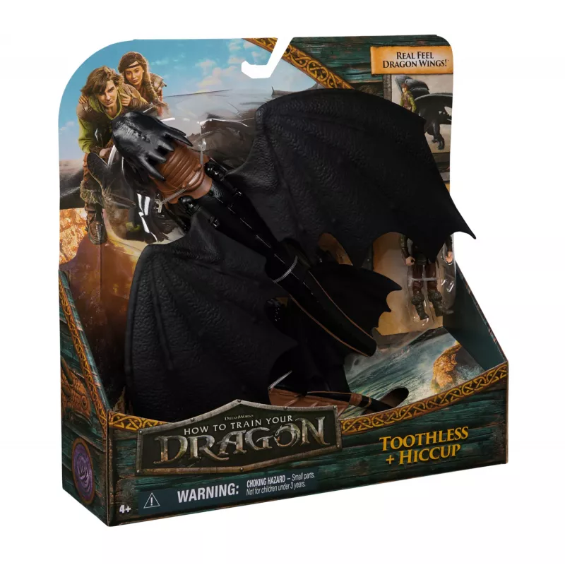 DreamWorks Dragons, Kaip prisijaukinti slibiną, Bedantis ir Hiccup, vikingų dueto veiksmo figūrėlės, žaislai berniukams nuo 4 metų