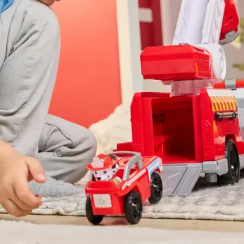 Gaisrinis automobilis PAW Patrol Rapid Reload Fire Truck su Marshall figūrėle