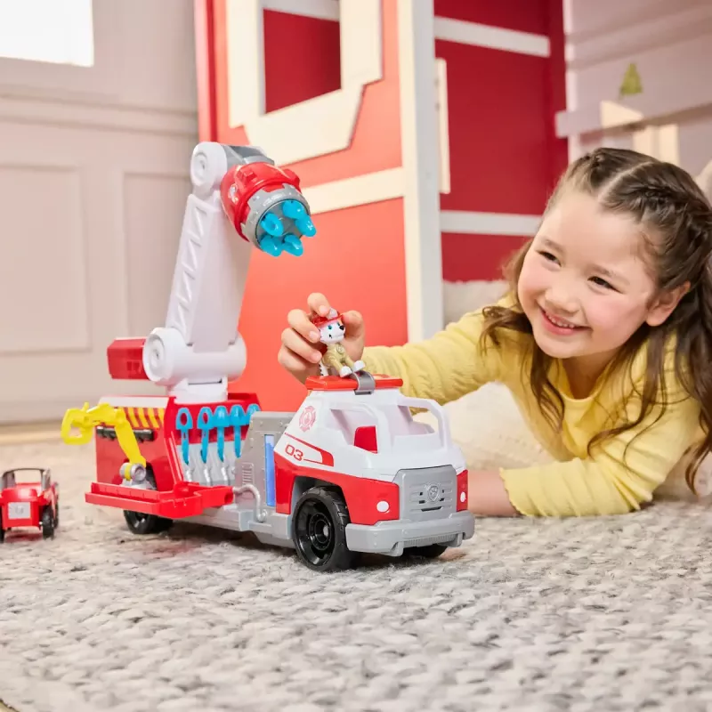 Gaisrinis automobilis PAW Patrol Rapid Reload Fire Truck su Marshall figūrėle