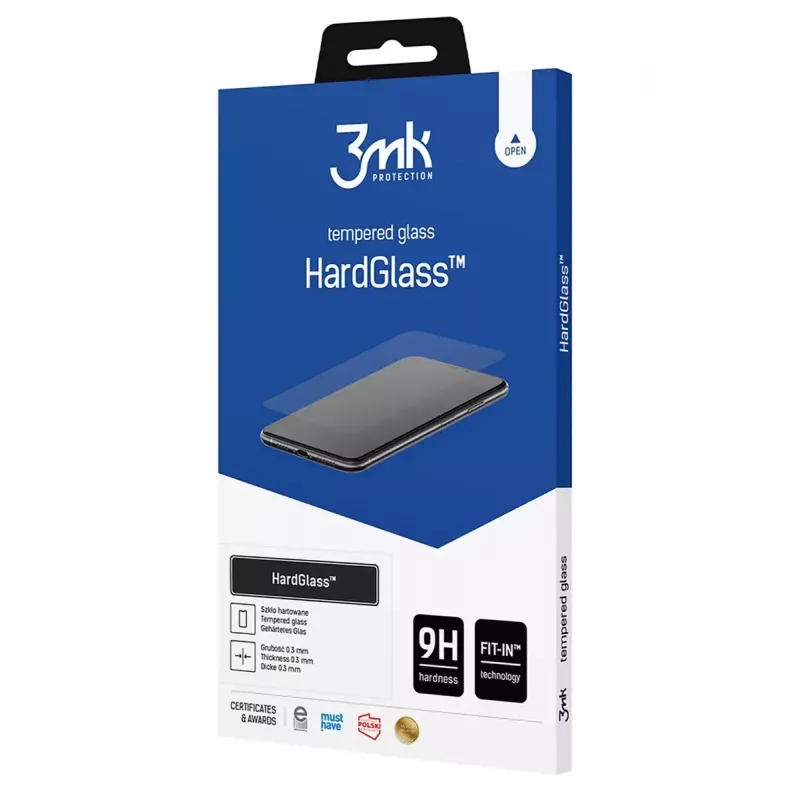 3MK HardGlass Clear ekrano apsauga Apple iPhone 16 atspari smūgiams ir įbrėžimams