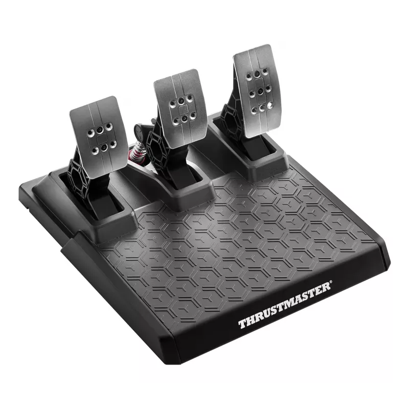 Vairas ir pedalai Thrustmaster T248R Juoda — USB, hibridinė pavara, jėgos grįžtamasis ryšys, LCD ekranas, odinis vairas