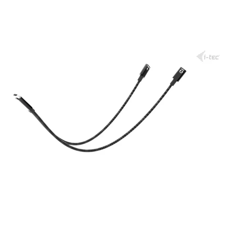 i-tec USB-C kabelio skirstytuvas garsui/duomenims + maitinimo tiekimas 100W