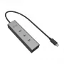 i-tec Metal USB-C Charging HUB 5 prievadų su USB-C vaizdo išvestimi 8K + Power Delivery 85W
