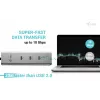 i-tec Metal USB-C Charging HUB 5 prievadų su USB-C vaizdo išvestimi 8K + Power Delivery 85W