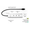 i-tec Metal USB-C Charging HUB 5 prievadų su USB-C vaizdo išvestimi 8K + Power Delivery 85W
