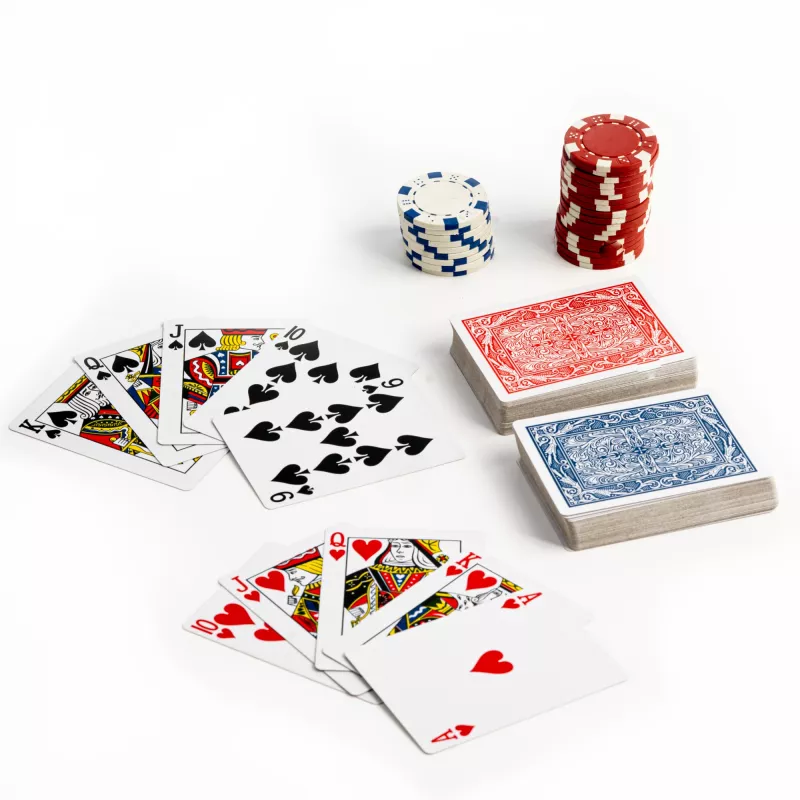 Pokerio rinkinys Cartamundi Maverick — plastikinės žetonai 11,5 g, dėklas 385×240×65 mm