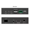 DIGITUS HDMI optinio pluošto imtuvas - skirtas DS-55348 4K/60Hz 40 km/300m IP 1G Juodas