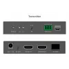 DIGITUS HDMI šviesolaidinis plėtiklio rinkinys - 4K/60Hz, 40 km/300m, juodas
