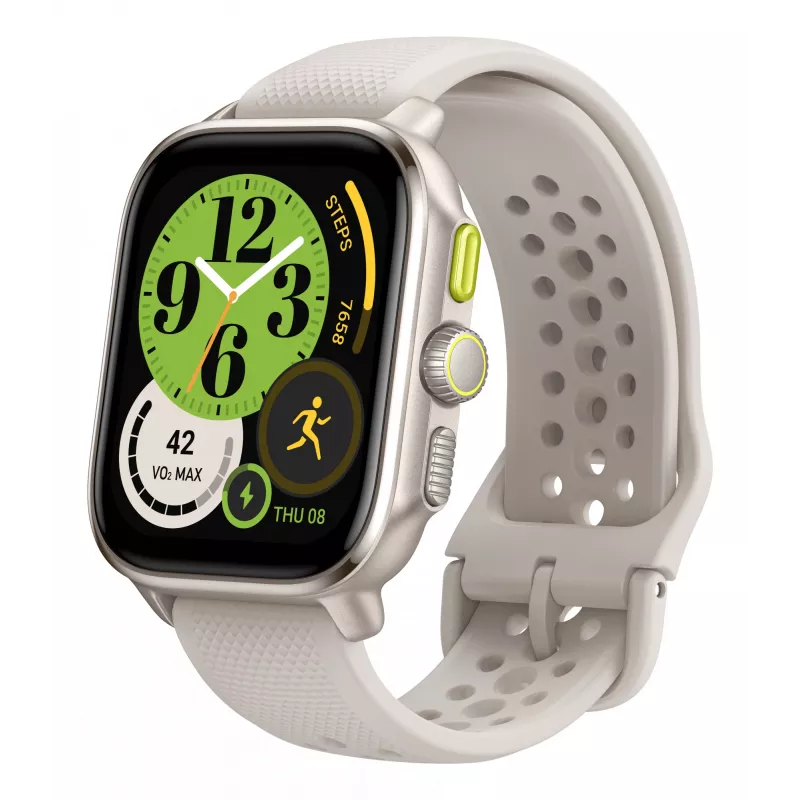 Amazfit Cheetah 4,45 cm (1,75 colio) AMOLED skaitmeninis 390 x 450 pikselių jutiklinis ekranas Baltas GPS (palydovas)