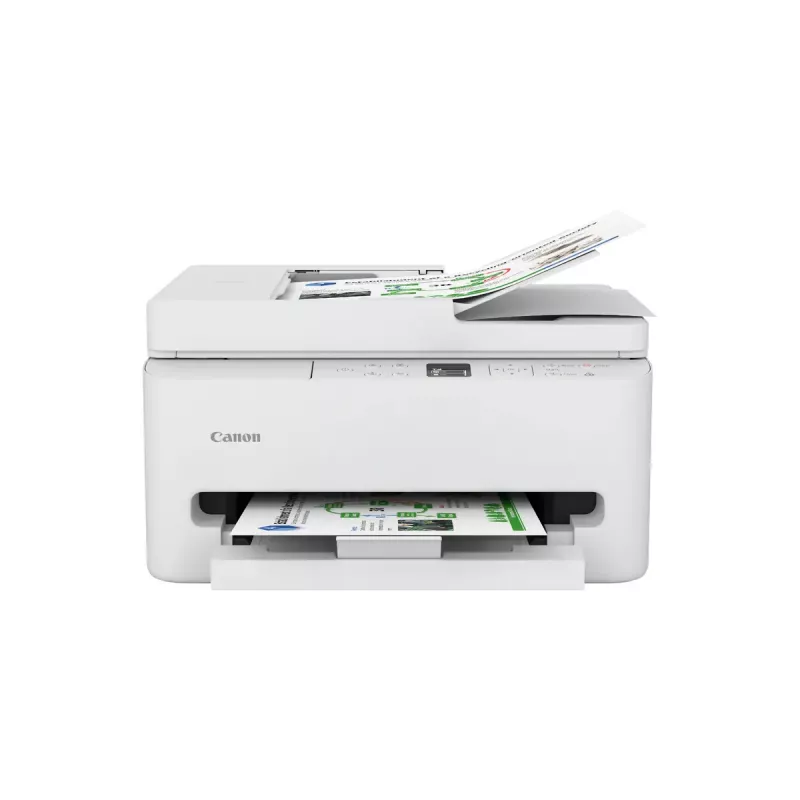 Daugiafunkcis rašalinis spausdintuvas Canon PIXMA TS7550i — A4, 1200×1200 DPI, Wi‑Fi, spalvotas skenavimas/kopijavimas, dvipusis spausdinimas (balta)