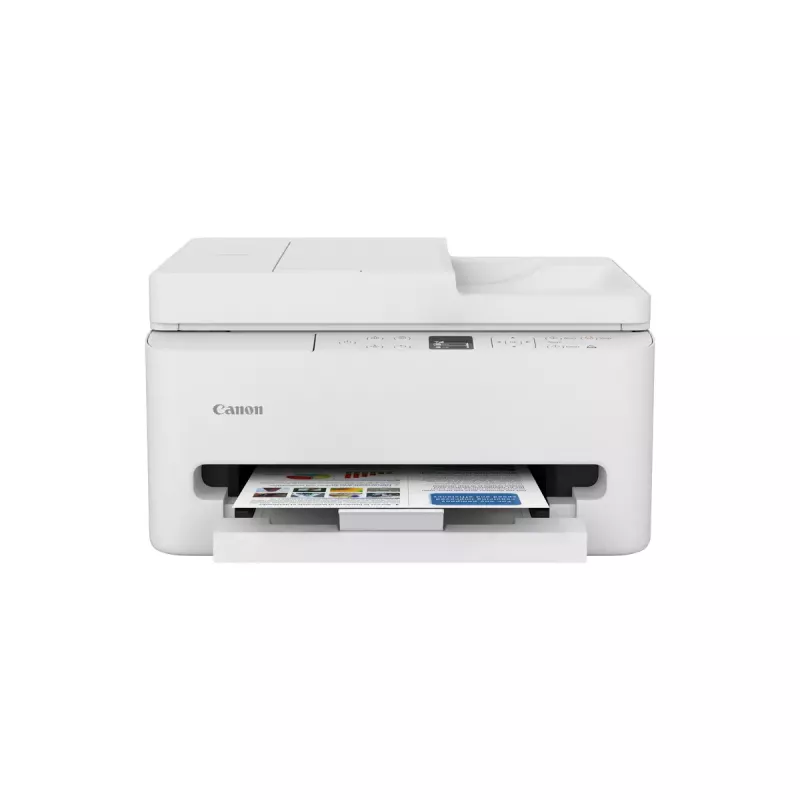 Daugiafunkcis rašalinis spausdintuvas Canon PIXMA TS7550i — A4, 1200×1200 DPI, Wi‑Fi, spalvotas skenavimas/kopijavimas, dvipusis spausdinimas (balta)