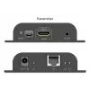 DIGITUS HDMI IP plėtiklio rinkinys - 4K/60Hz 120/200 m, vienas-daugeliui, CAT, juodas