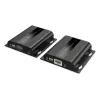DIGITUS HDMI IP plėstuvų rinkinys - 4K/60Hz 120/200 m, PoE, vienas-daug, CAT, juodas