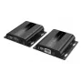 DIGITUS HDMI IP plėstuvų rinkinys - 4K/60Hz 120/200 m, PoE, vienas-daug, CAT, juodas