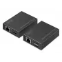 DIGITUS HDMI KVM plėtiklio rinkinys - 4K/30Hz 40/70m PoC CAT juoda