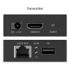 DIGITUS HDMI KVM plėtiklio rinkinys - 4K/30Hz 40/70m PoC CAT juoda