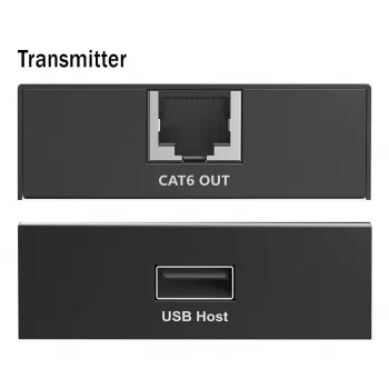 DIGITUS USB plėtiklis - USB 2.0 4x USB-A prievadai 150 m Naudojimui su CAT6 (ar aukštesnės kategorijos) kabeliu