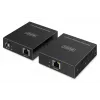 USB 3.2 Gen1 CAT ilgintuvas DIGITUS DA-73121 — 5 Gbps, 4 prievadai (3× USB-A, 1× USB-C), 100 m, DC maitinimas