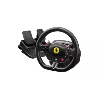 Thrustmaster T98 Ferrari 296 GTS Juoda USB vairas + pedalai Analoginis / skaitmeninis PC, Xbox One, Xbox Series S, Xbox Series X