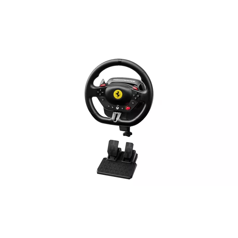 Thrustmaster T98 Ferrari 296 GTS Juoda USB vairas + pedalai Analoginis / skaitmeninis PC, Xbox One, Xbox Series S, Xbox Series X