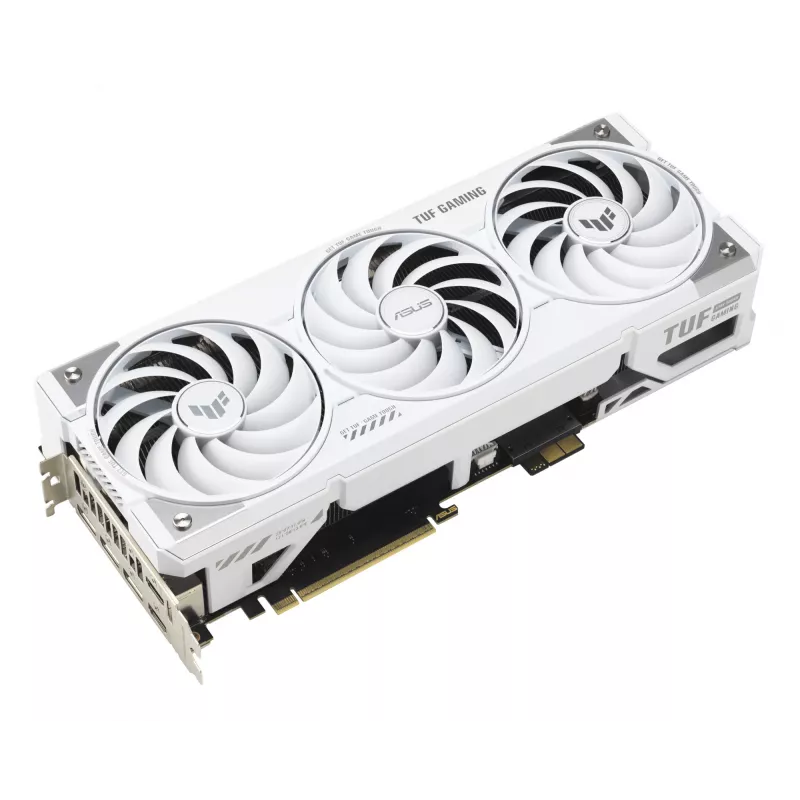 Vaizdo plokštė ASUS TUF NVIDIA GeForce RTX 5070 Ti 16 GB GDDR7 256 bitų PCIe 5.0 3 ventiliatoriai balta