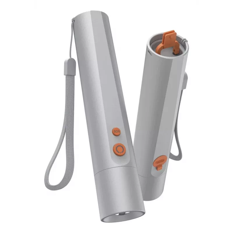 Rankinis žibintuvėlis Hama FL350-C sidabrinis LED 3W USB įkraunamas