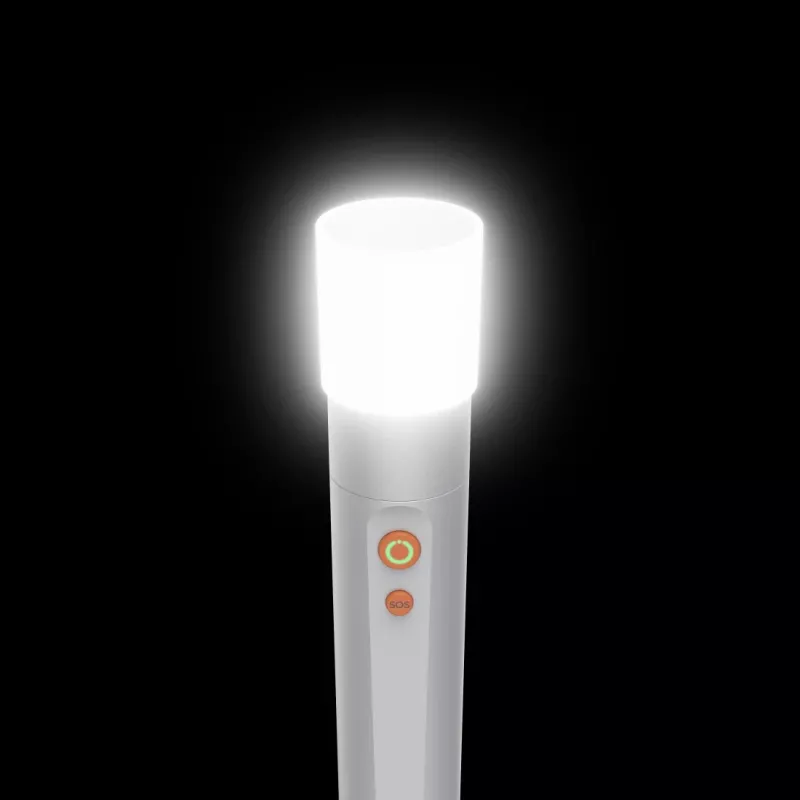 Rankinis žibintuvėlis Hama FL350-C sidabrinis LED 3W USB įkraunamas