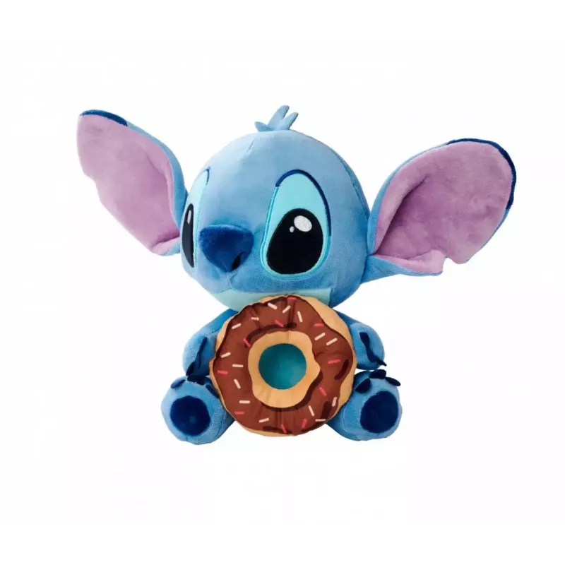Minkštas žaislas SIMBA Mascot Stitch su spurgute 25 cm pliušinė personažo figūrėlė