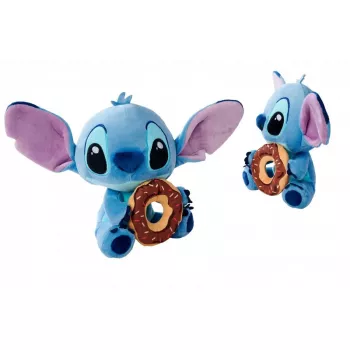 Minkštas žaislas SIMBA Mascot Stitch su spurgute 25 cm pliušinė personažo figūrėlė