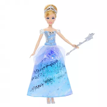 Disney Princesė Užburta Pokylių Suknelė Pelenė Mados Lėlė su Šviesomis ir Garsais, Įkvėpta Filmo