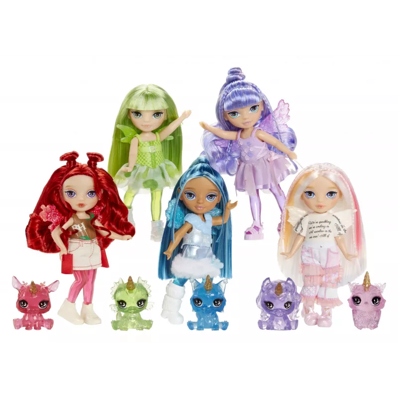 Rainbow High Littles Rainbow Fantasy fėjų lėlė- Apple (Red)