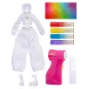 Rainbow High Air Brush & Create Fashion Dolls -Žalios akys, Madų lėlė, Moteriška, 4 m., Berniukas/Mergaitė, 280 mm, Daugiaspalvė