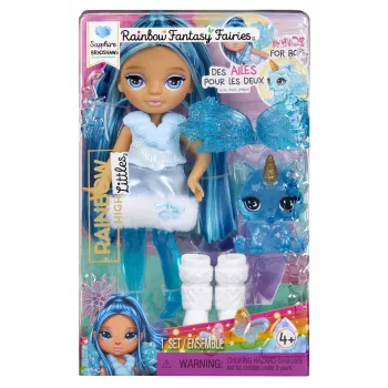 Rainbow High Littles Rainbow Fantasy fėjų lėlė- Sapphire (blue)