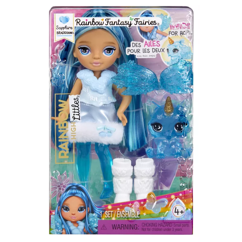 Rainbow High Littles Rainbow Fantasy fėjų lėlė- Sapphire (blue)