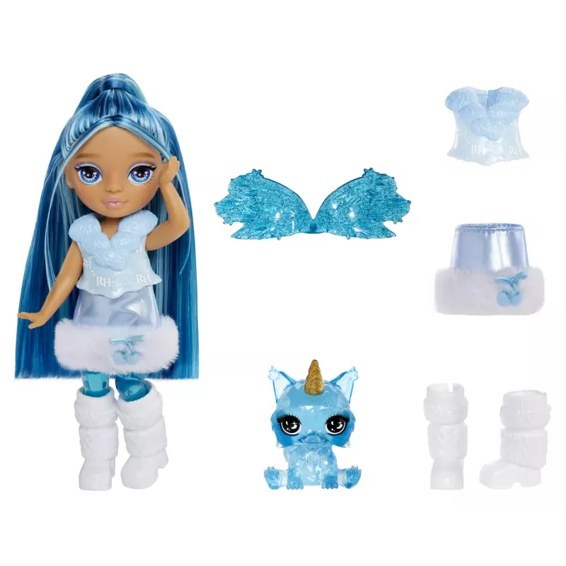Rainbow High Littles Rainbow Fantasy fėjų lėlė- Sapphire (blue)
