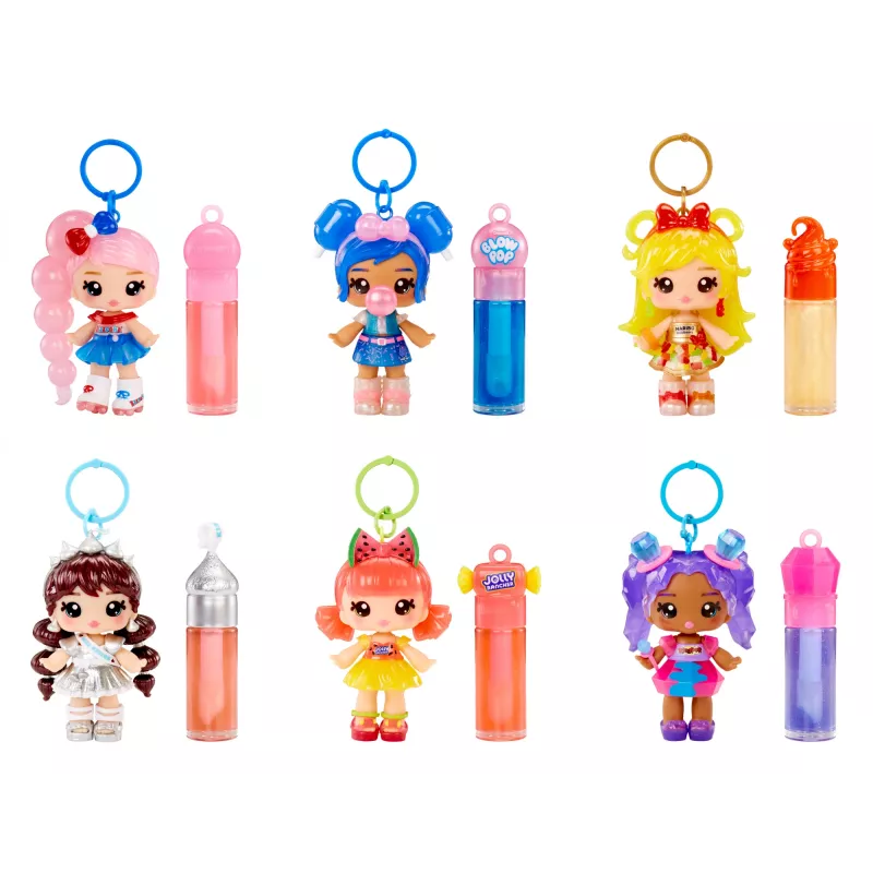MGA Entertainment Yummiland Lip Gloss Doll- Licensed Sweets- Blue Raspberry Blow Pop