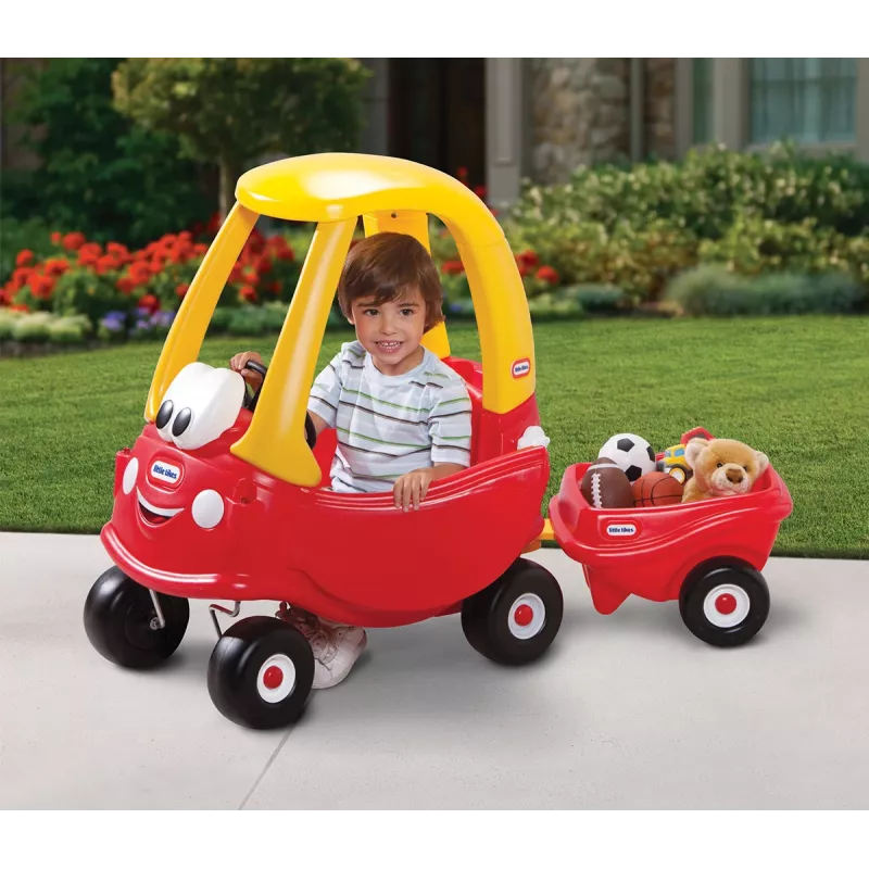 Little Tikes Cozy Coupe Trailer Ride-on vaikiškas vežimėlis