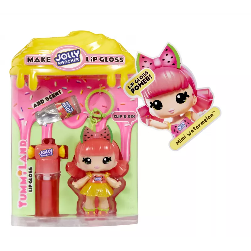 MGA Entertainment Yummiland Lip Gloss Lėlė – Licenciniai Saldainiai – Jolly Ranchers