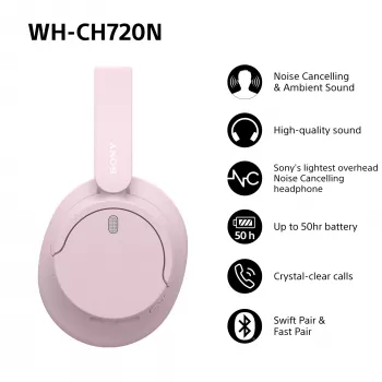 Sony WHCH720NP.CE7 ausinės