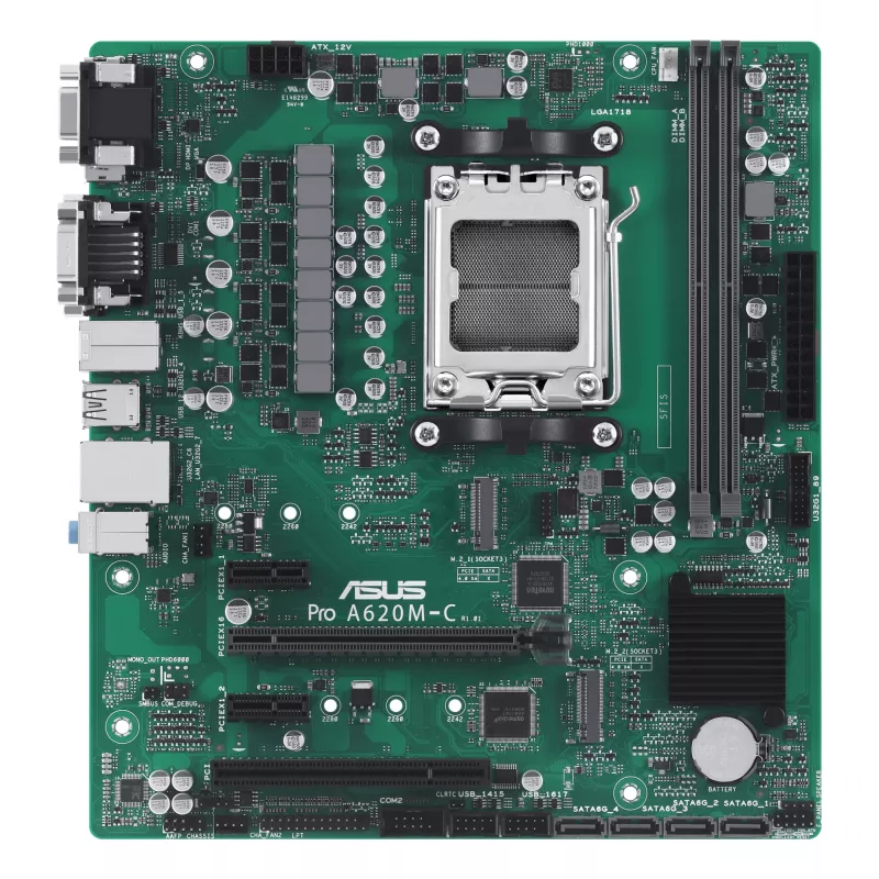 Motininė plokštė ASUS PRO A620M-C-CSM AMD A620 Socket AM5 micro ATX