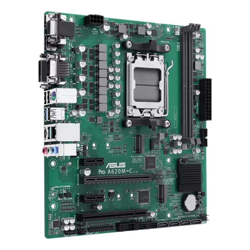 Motininė plokštė ASUS PRO A620M-C-CSM AMD A620 Socket AM5 micro ATX