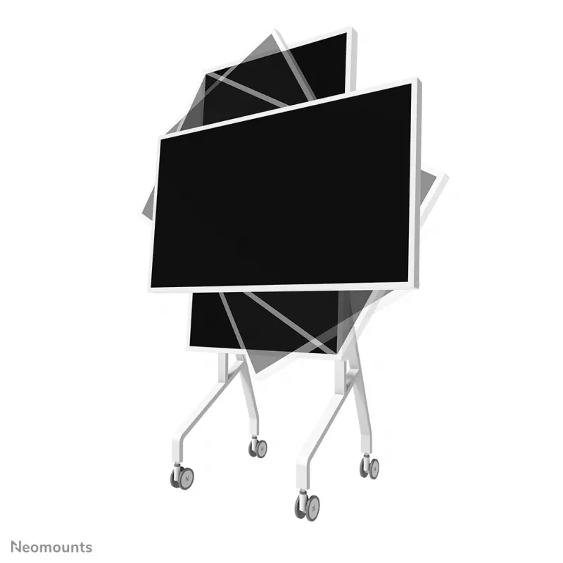 Neomounts FL50-515WH1 Samsung Flip vežimėlis 55–65 colių ekranams, pasukamas, reguliuojamas aukštis, balta