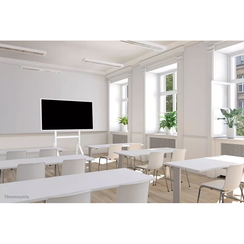 Neomounts FL50-515WH1 Samsung Flip vežimėlis 55–65 colių ekranams, pasukamas, reguliuojamas aukštis, balta