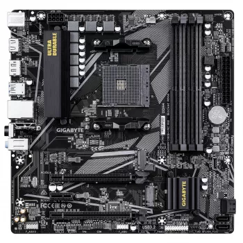 GIGABYTE B550M DS3H AC R2 pagrindinė plokštė – AMD Ryzen 5000 procesoriams, 5+3 fazių VRM, iki 4733MHz DDR4 (O.C.), 1xPCIe 4.0 + 1xPCIe 3.0 M.2, Wi-Fi 5, 1GbE LAN, USB 3.2 Gen 1