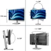 Philips 4000 serijos 24B2N4200/00 kompiuterio monitorius 60,5 cm (23,8 colio) 1920 x 1080 pikselių Full HD LCD pilkas