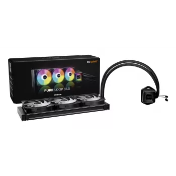 be quiet! PURE LOOP 3 LX Procesoriaus aušinimo sistema „viskas viename“ 12 cm Juoda 1 vnt.