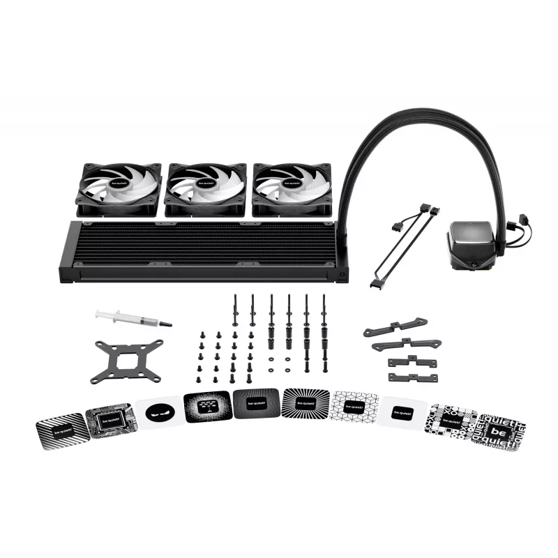be quiet! PURE LOOP 3 LX Procesoriaus aušinimo sistema „viskas viename“ 12 cm Juoda 1 vnt.