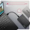 Axagon EE25-XA6C kompaktiška aliumininė USB-C 5 Gbps – SATA 6G išorinė dėžutė 2,5 colio SSD/HDD