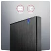 Axagon EE25-XA6C kompaktiška aliumininė USB-C 5 Gbps – SATA 6G išorinė dėžutė 2,5 colio SSD/HDD