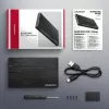 Axagon EE25-XA6C kompaktiška aliumininė USB-C 5 Gbps – SATA 6G išorinė dėžutė 2,5 colio SSD/HDD